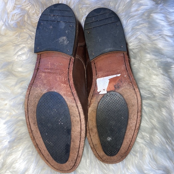 BOSTONIAN quality leather, sz. 10W, dk brown wingtip oxford men’s shoes $15 - Picture 5 of 6